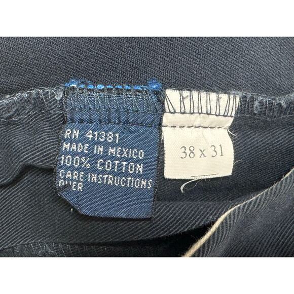 Polo by Ralph Lauren Men's Pleated Navy Andrew Chino Pant - Size 38x31 (37x29.5) - Picture 5 of 5